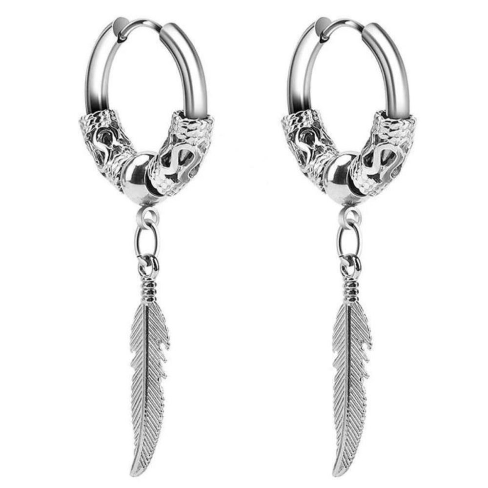 Small Ring Hoop Earrings for Men / Earrings Women , Men / Trend Jewelry